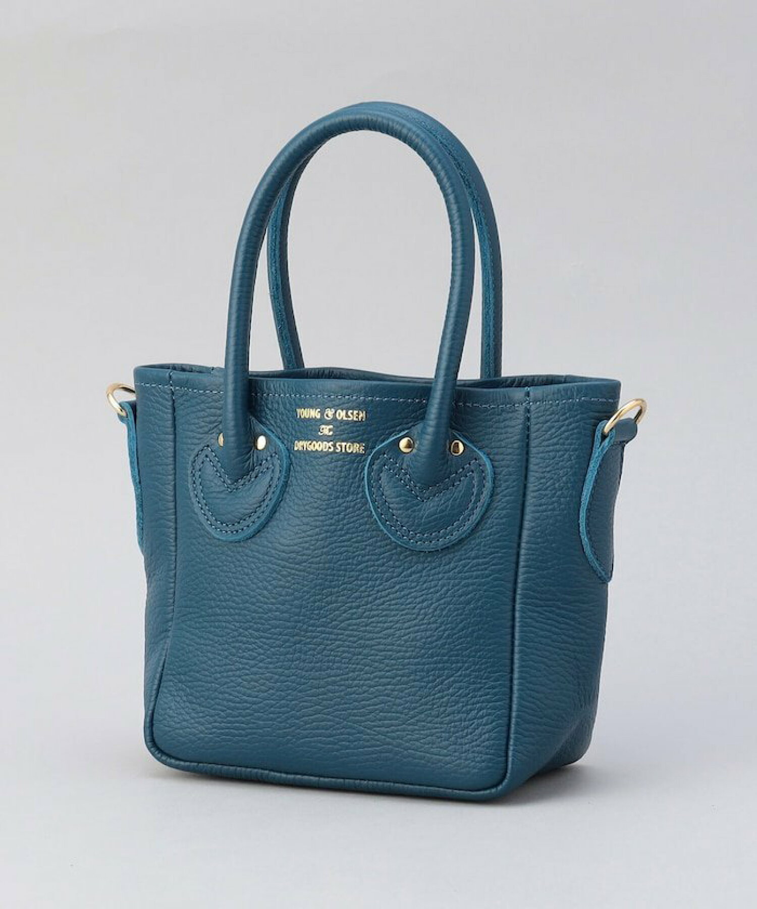 EMBOSSED LEATHER TOTE BAGXS